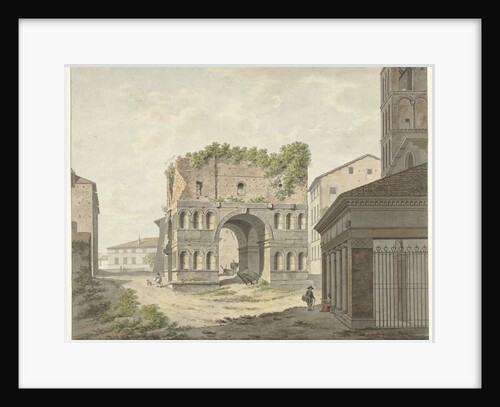 The Arch of Janus quadri fons and part of S. Giorgio in Velabro Rome Italy by Daniël Dupré