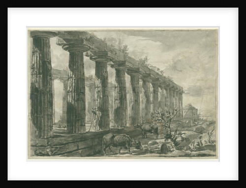The Temple of Ceres (Athena Temple) to Paestum Italy by Giovanni Battista Piranesi
