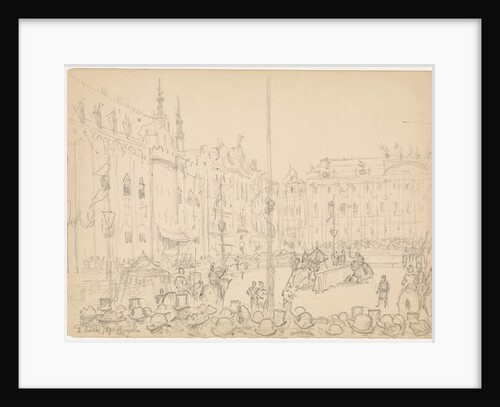 Jousting on the Grand Place in Brussels Belgium by Willem de Famars Testas