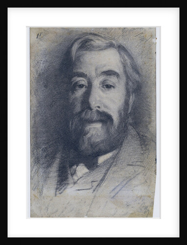Portrait of the painter Anton Mauve by Willem Witsen