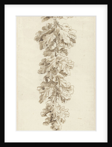 Festoon of oak leaves by Jacob Hagen II