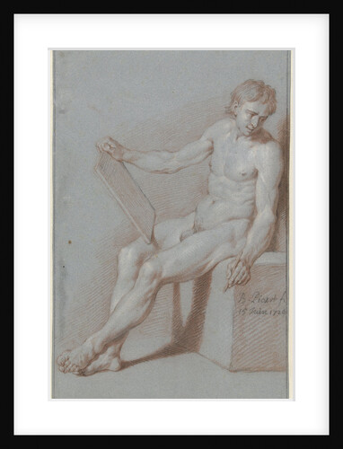 Sitting naked academy by Bernard Picart