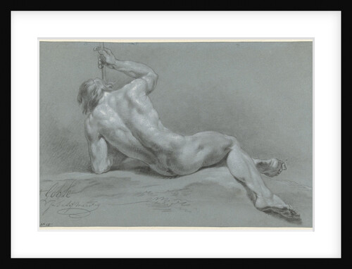 Study of male nude by Steven Goblé