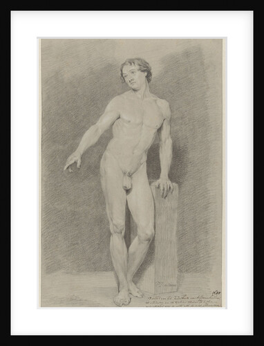 Standing male nude by Pier Johannes de Visser