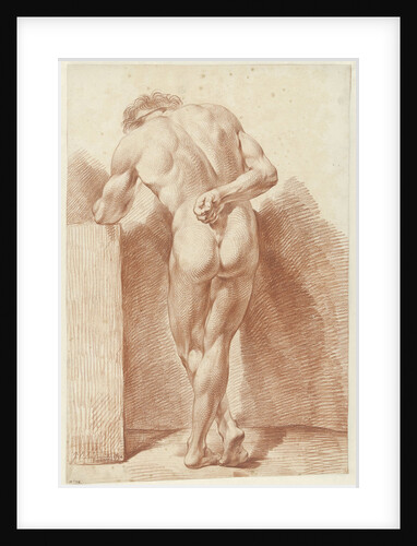 Standing male nude by Johannes Ziesenis
