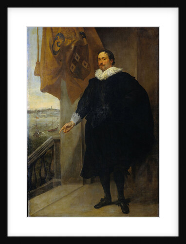 Portrait of Nicolaes van der Borght by Anthony van Dyck