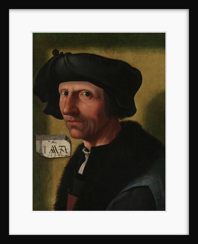Portrait of the painter Jacob Cornelisz van Oostsanen by Anonymous