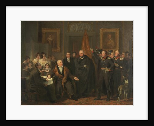 Triumvirate Assuming Power in the Name of the Prince of Orange by Jan Willem Pieneman