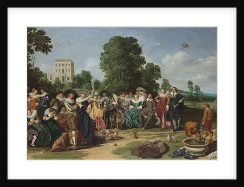 The Fête champêtre by Dirck Hals