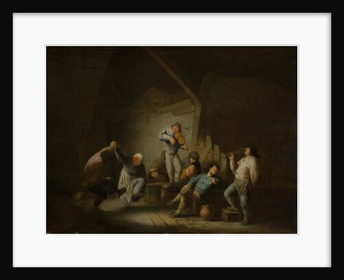 Dancing couple by Adriaen van Ostade