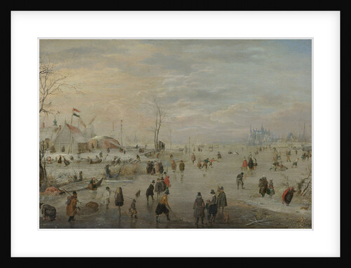 Entertainment on the Ice by Hendrick Avercamp