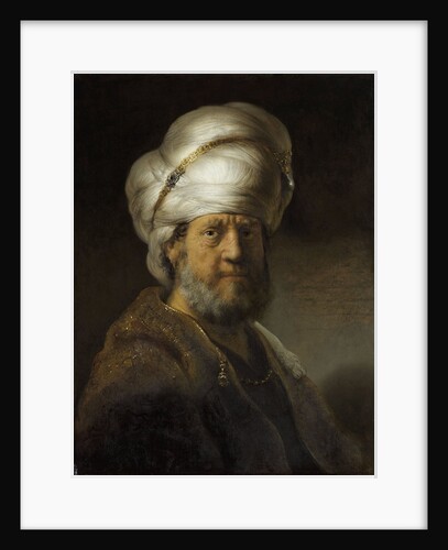 Man in Oriental Dress by Rembrandt Harmensz. van Rijn