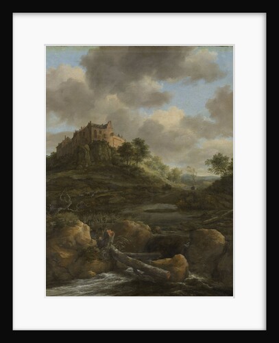 Bentheim Castle by Jacob Isaacksz. van Ruisdael