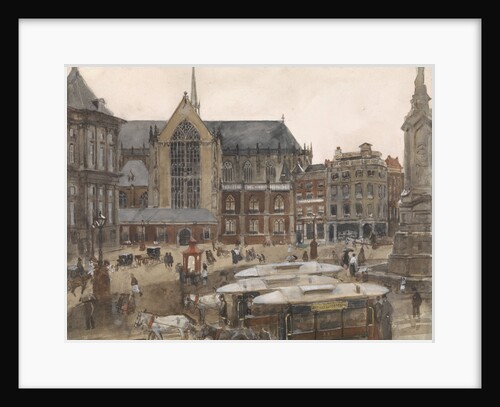 Dam Square in Amsterdam by George Hendrik Breitner