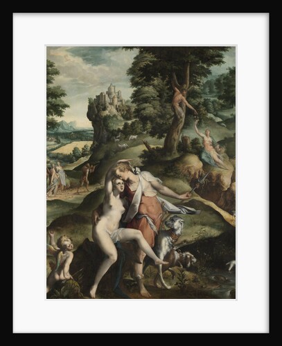 Venus and Adonis by Bartholomeus Spranger