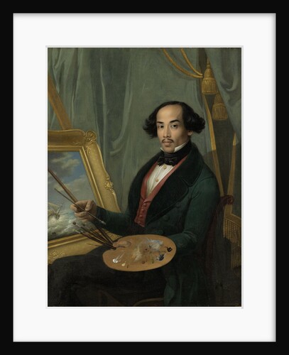 Portrait of Raden Syarif Bustaman Saleh by Friedrich Carl Albert Schreuel
