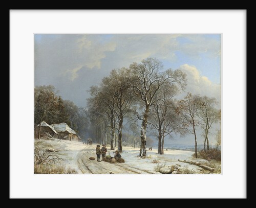 Winter Landscape by Barend Cornelis Koekkoek