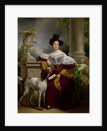 Portrait of Alida Christina Assink by Jan Adam Kruseman