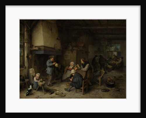Peasants in an Interior by Adriaen van Ostade