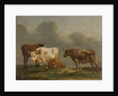 Four Cows in a Meadow by Paulus Potter