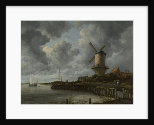The Windmill at Wijk bij Duurstede The Netherlands by Jacob Isaacksz. van Ruisdael