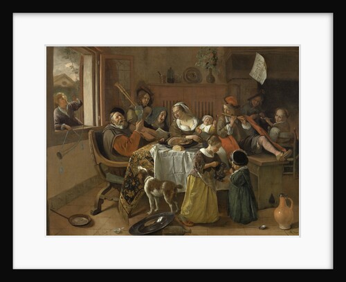 The Merry Family by Jan Havicksz. Steen