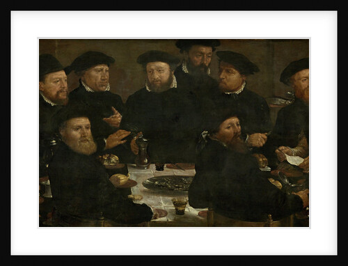 Banquet of 18 Guardsmen of Squad L by Dirck Barendsz.