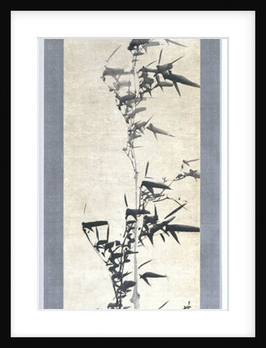 Painting, depicting a bamboo bush by Chiang Ting