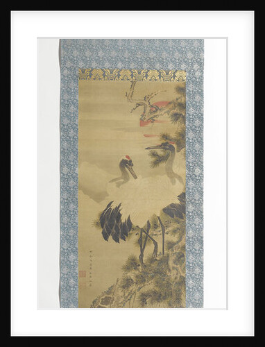 Cranes in the morning by Maruyama Okyo