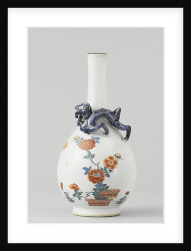 Vase, pear-shaped with long neck by Anonymous