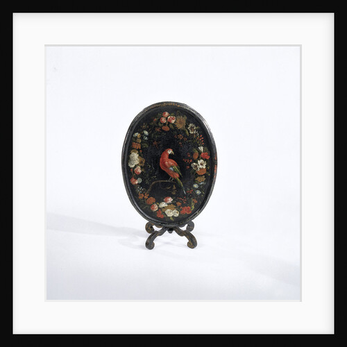 Folding table made of black lacquered white wood, with a foldable blade by Willem Hendrik Wilhelmus van Royen