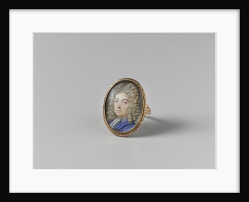Ring with self-portrait, Bernard Picart by Anonymous