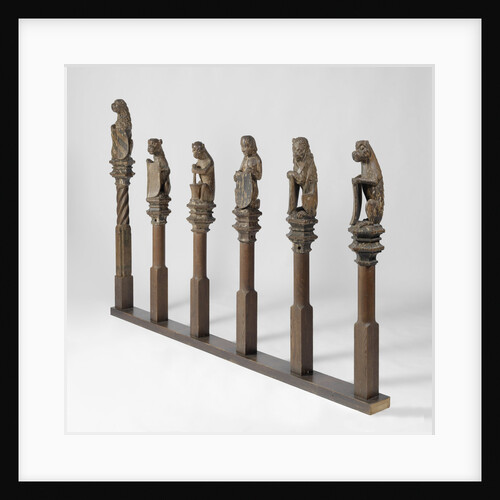 Balustrade from Rolzaal in the Court of Holland in The Hague (monkeys), The Netherlands, Joost Janszoon by Jan de Paep