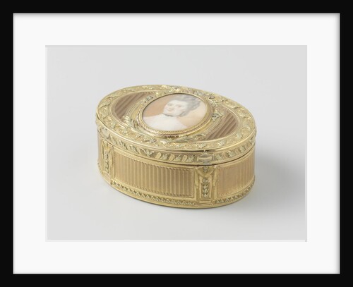 Snuff Box with Portrait of Anna of Barnevelt, Nicolas-Augustin Delions by Anonymous