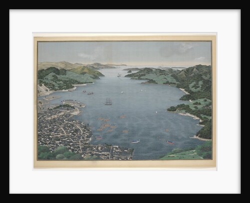 Nagasaki Harbour, Japan by Kawahara Keiga