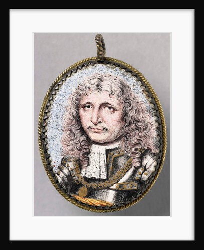 Medaillon Portrait of Cornelis Speelman, Governor-General of Dutch East Indies 1681-1684 by Gerrit van Goor