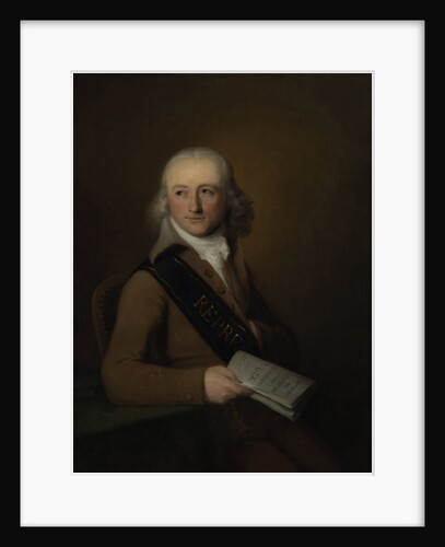 Portrait of Leonardus van der Voort by Johan Bernard Scheffer