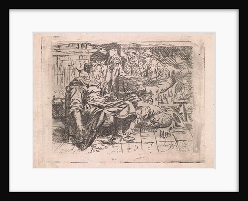Tavern with smiling company by Anonymous