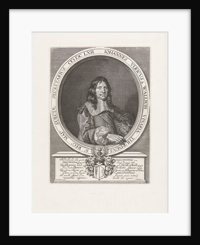 Portrait of Johann Ulrich von Wallich, Jeremias Falck by Gerd Dittmers