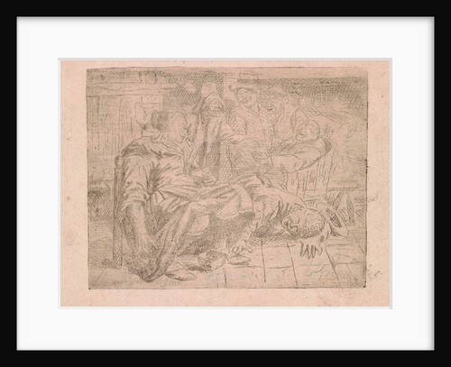 Tavern with smiling companion by Anonymous