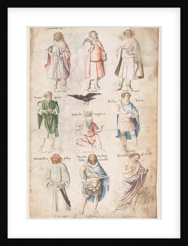 Nine men of antiquity, Barthélémy d' Eyck by Anonymous