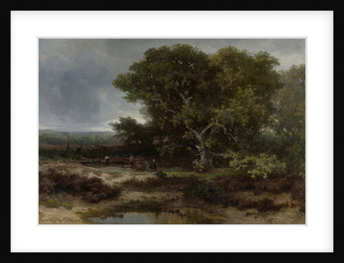 Heath near Wolfheze, The Netherlands by Johannes Warnardus Bilders