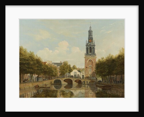 The Torensluis Bridge with the Tower called Jan Roodenpoortstoren in Amsterdam, The Netherlands by Hendrik Gerrit ten Cate