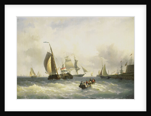 Anchorage at Bremerhaven, Germany by Willem Gruyter Jr