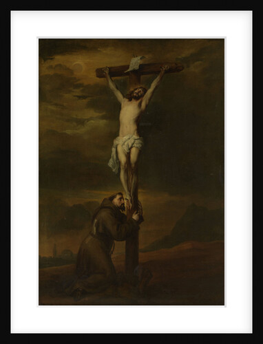 Saint Francis at the Foot of the Cross by Anonymous