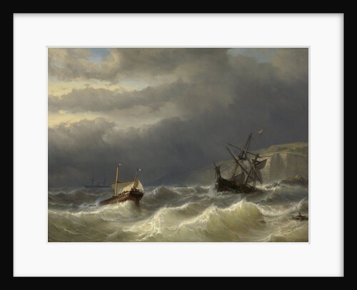 Storm in the Strait of Dover by Louis Meijer