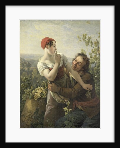 The Amorous Vineyard Laborer by Peter Paul Joseph Noël