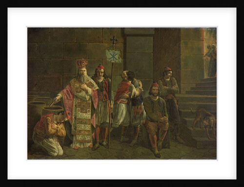 The Last Defenders of Mesolóngion, 22 April 1826, episode from the Greek War of Independence by Joseph Denis Odevaere