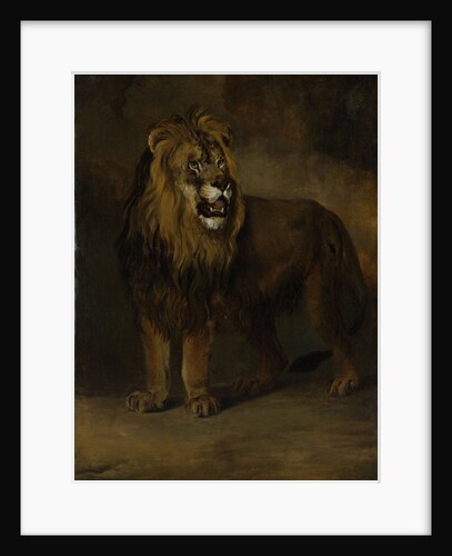 Lion, from the Menagerie of Napoleon III, Emperor of the French, 1808 by Pieter Gerardus van Os