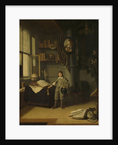 Young Man in a Study by Adriaen van Gaesbeeck